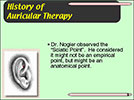 Auricular Therapy for Musculoskeletal Pain Course Presentation - Sample Slides